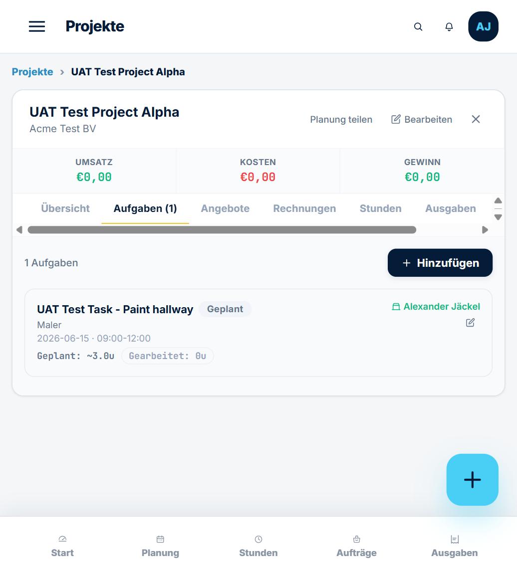 Task inside project